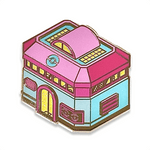 Poké Centre enamel pin by Pinbuds