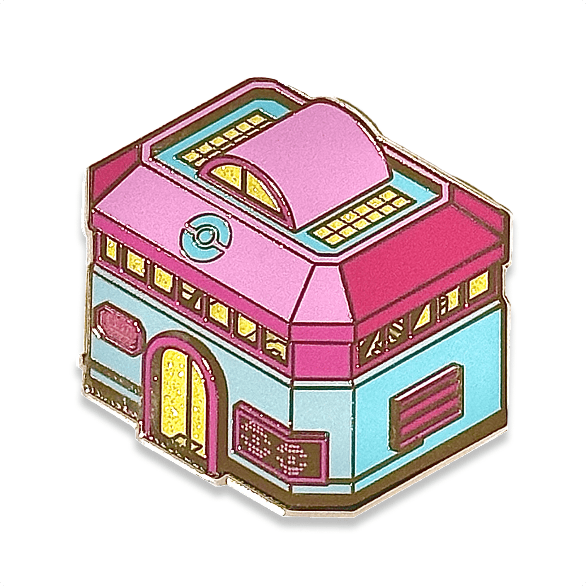 Pinbuds Enamel pin Poke centre pin