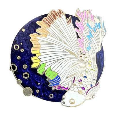 Rainbow Scales Fish Pin