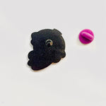 Ramen Dog Mascot enamel pin, glitter