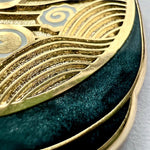 Ramen Wave enamel pin, gold plating