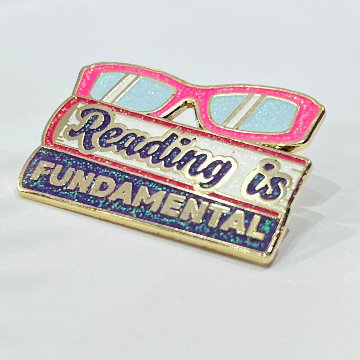 pinbuds Enamel pin Reading is fundamental pin 3 Drag Pin set