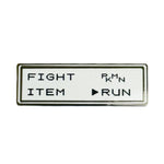 Run From the Fight enamel pin by Pinbuds