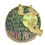 Salem Witches Glow enamel pin by Pinbuds