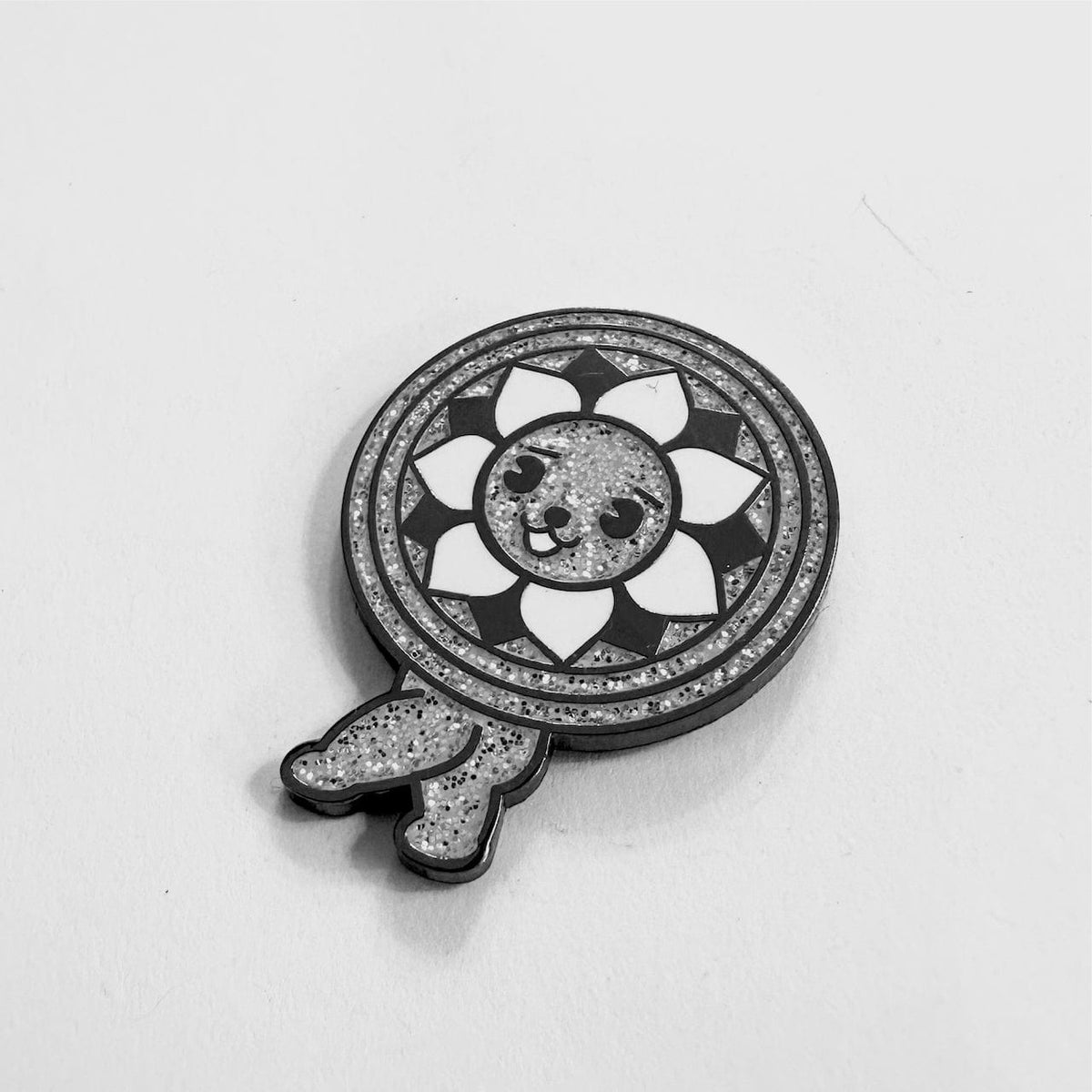 Sexy Tile Mascot enamel pin, hard enamel
