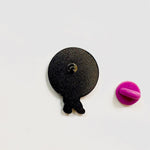 Sexy Tile Mascot enamel pin, glitter