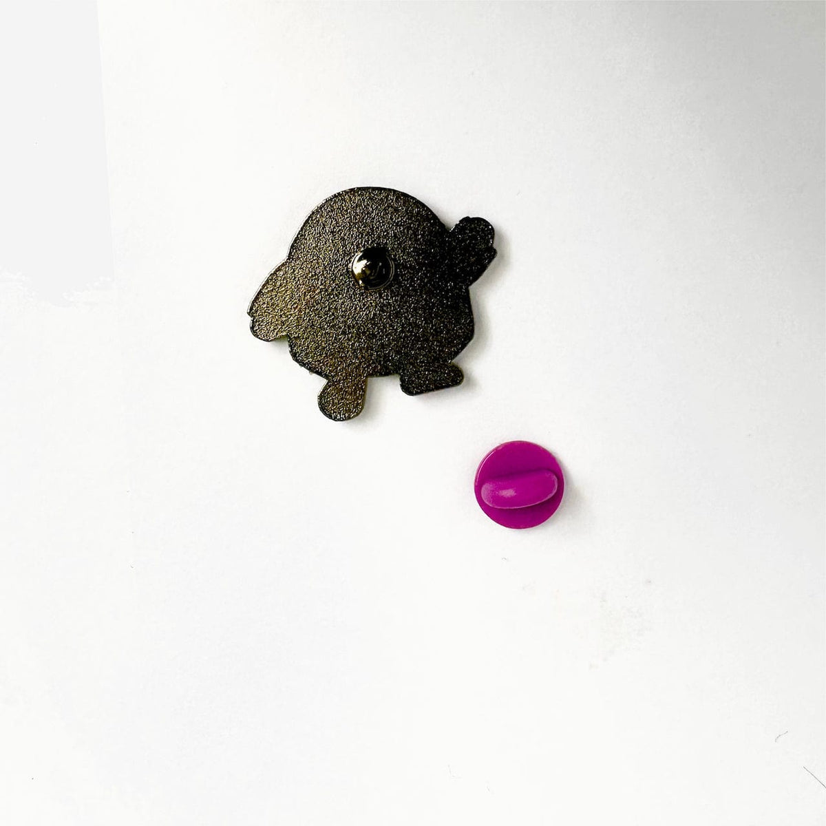 Silk Worm Mascot enamel pin, hard enamel
