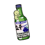 Soju Blueberry enamel pin by Pinbuds