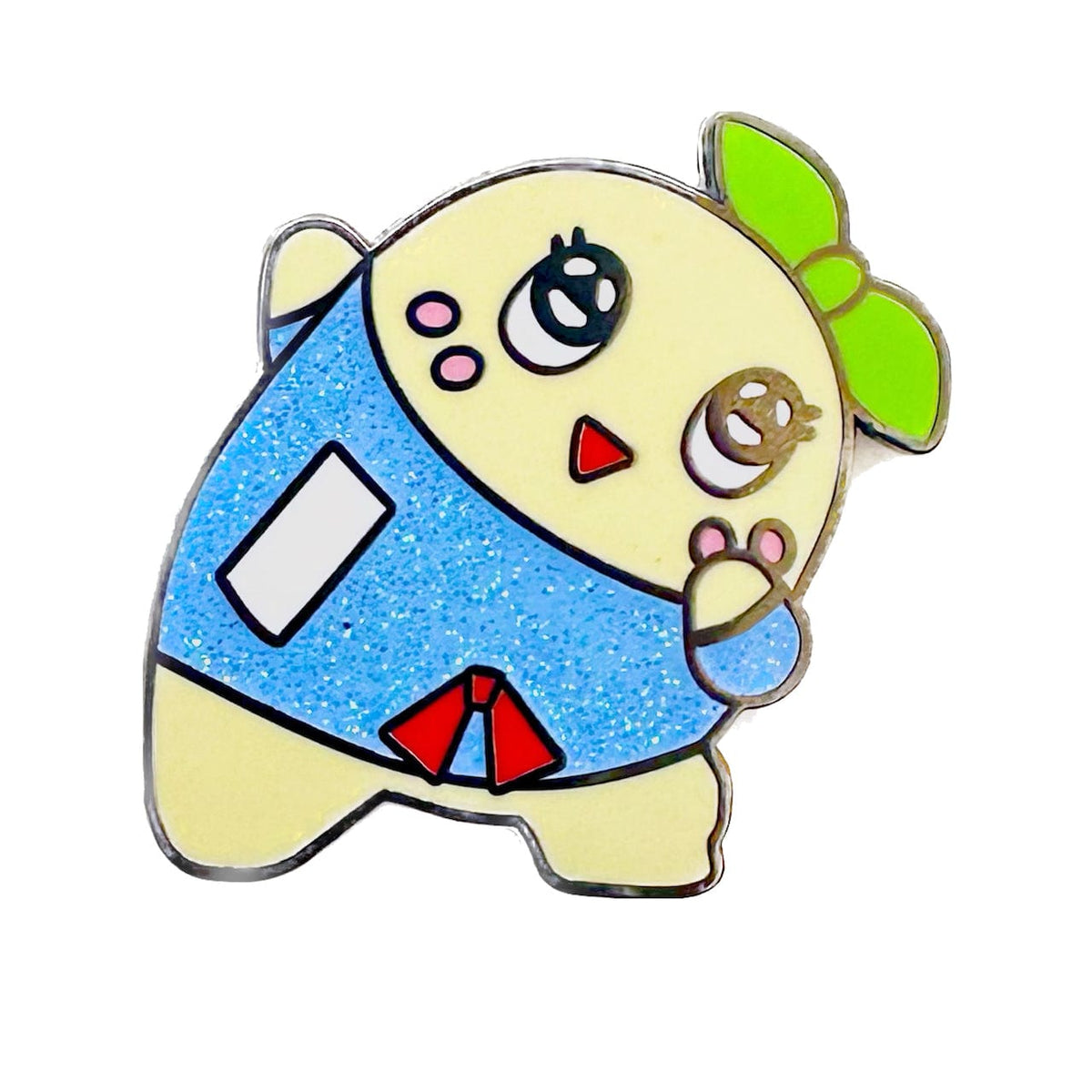 Sporty Yuzu Mascot enamel pin by Pinbuds