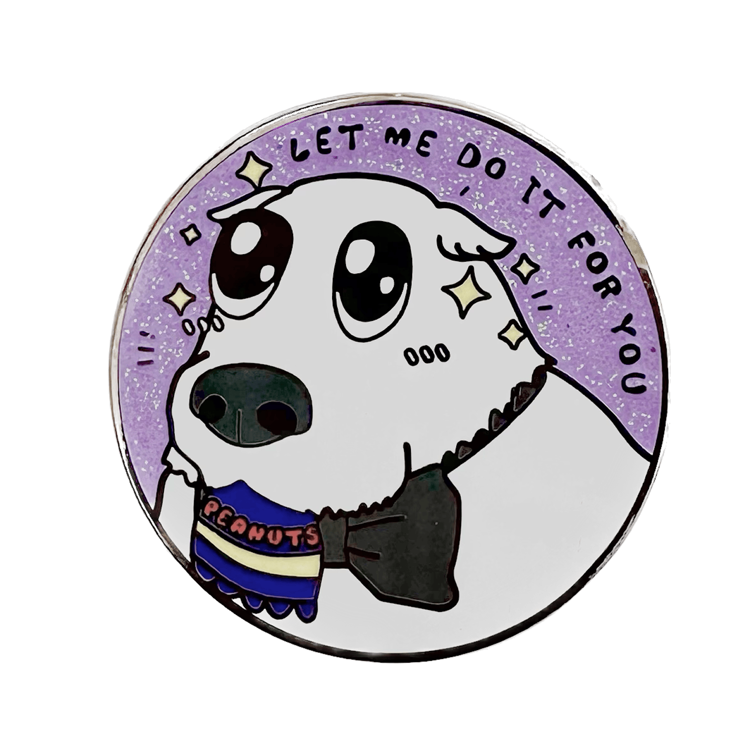 pinbuds Enamel pin Spy Dog Do It 4 U Pin