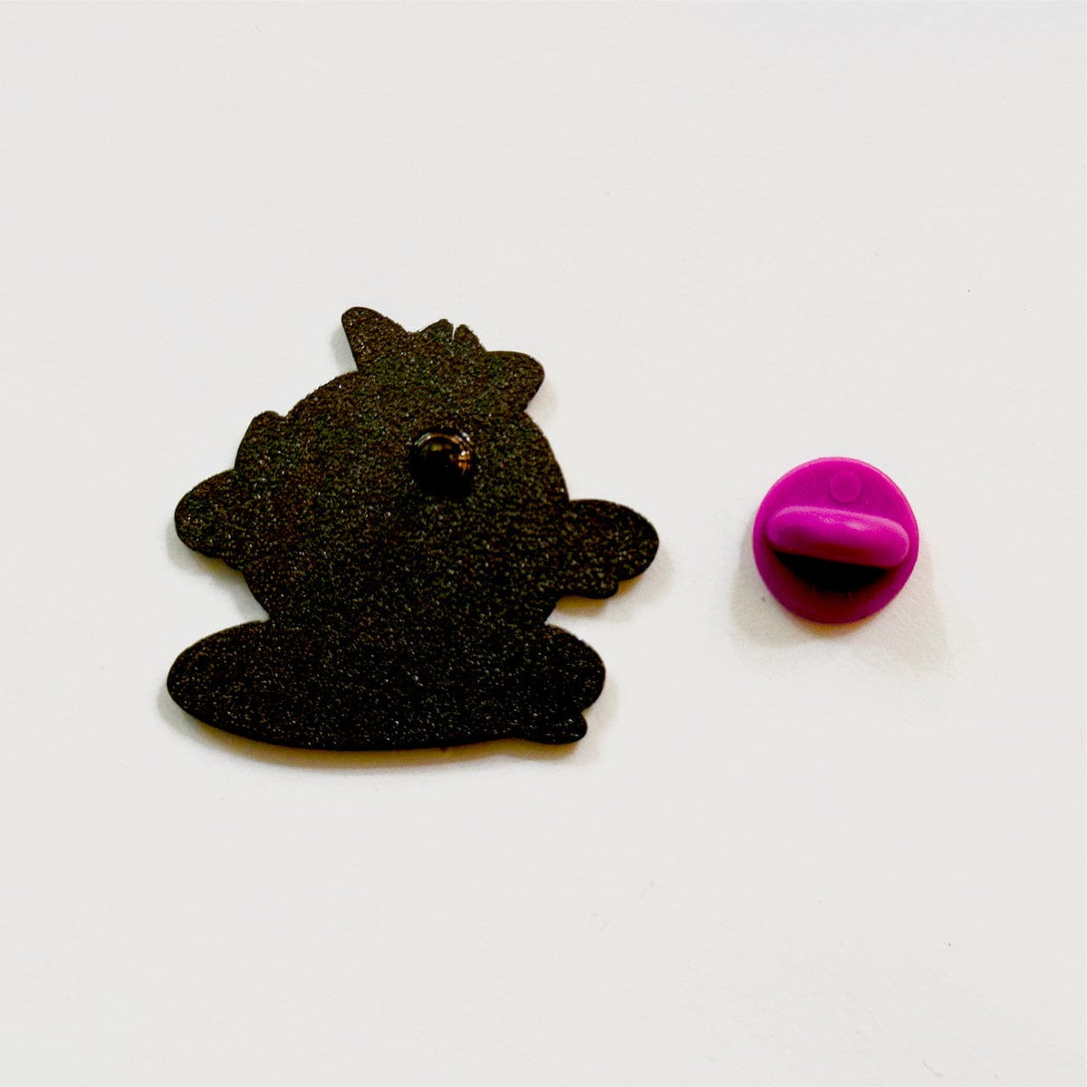 Surfing Otter pin - Chitan from Okinawa prefecture enamel pin, glitter