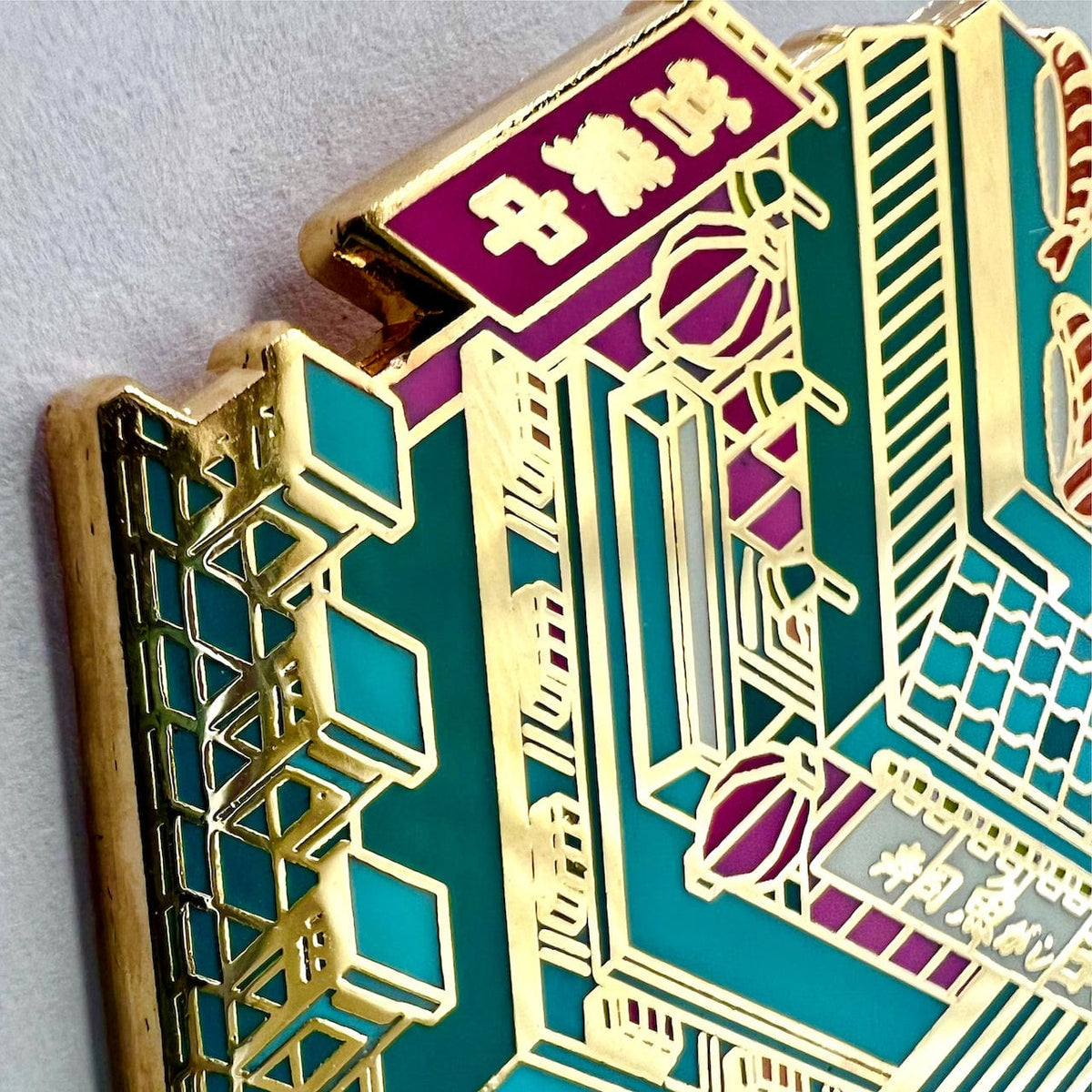 Sushi Bar Isometric enamel pin, designed in Sydney