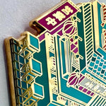 Sushi Bar Isometric enamel pin, designed in Sydney
