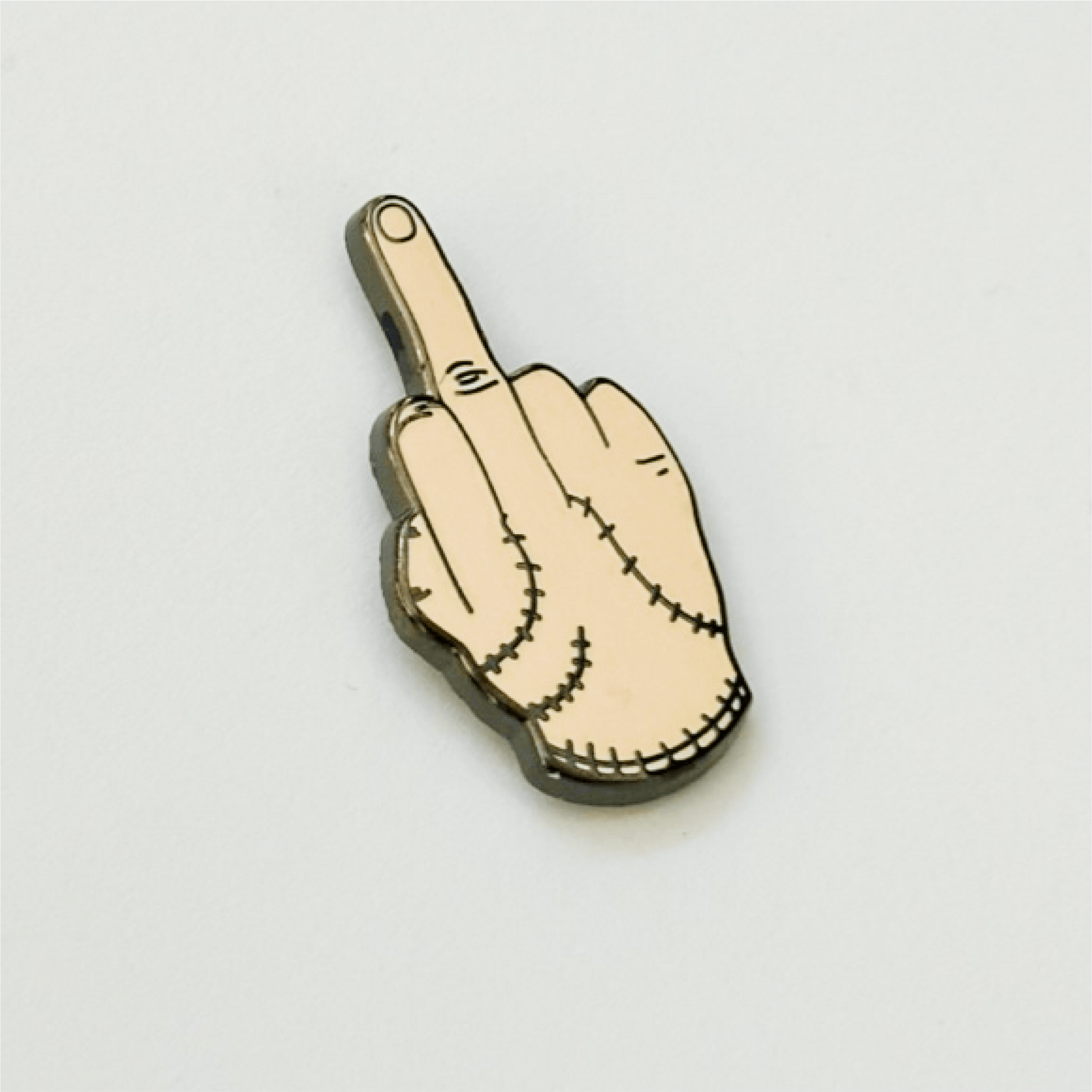 Pinbuds Enamel pin Thing pin (Fuck You flipping bird hand from Wednesday)