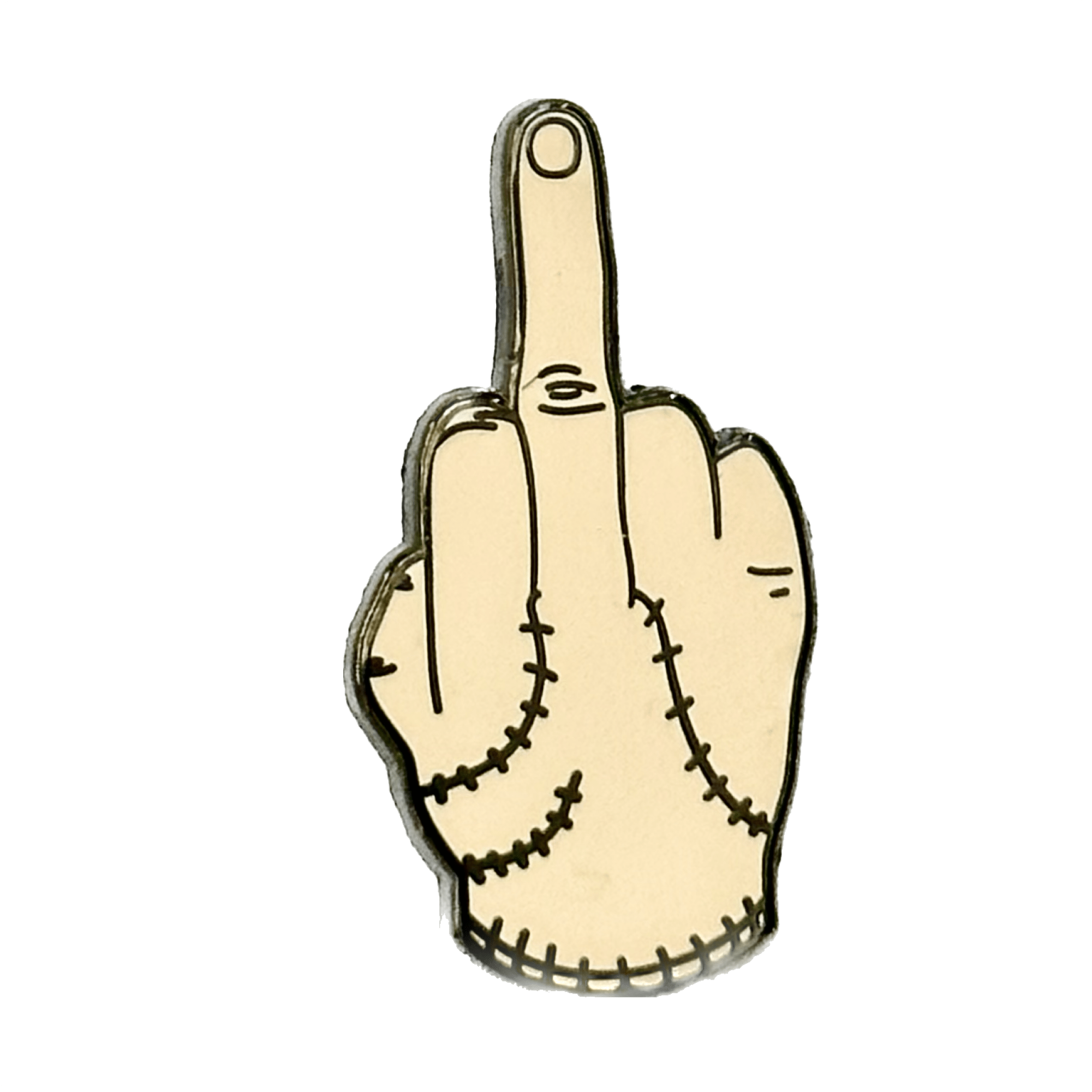 Pinbuds Enamel pin Thing pin (Fuck You flipping bird hand from Wednesday)