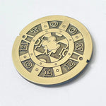 Toontown Manhole enamel pin, antique gold plating