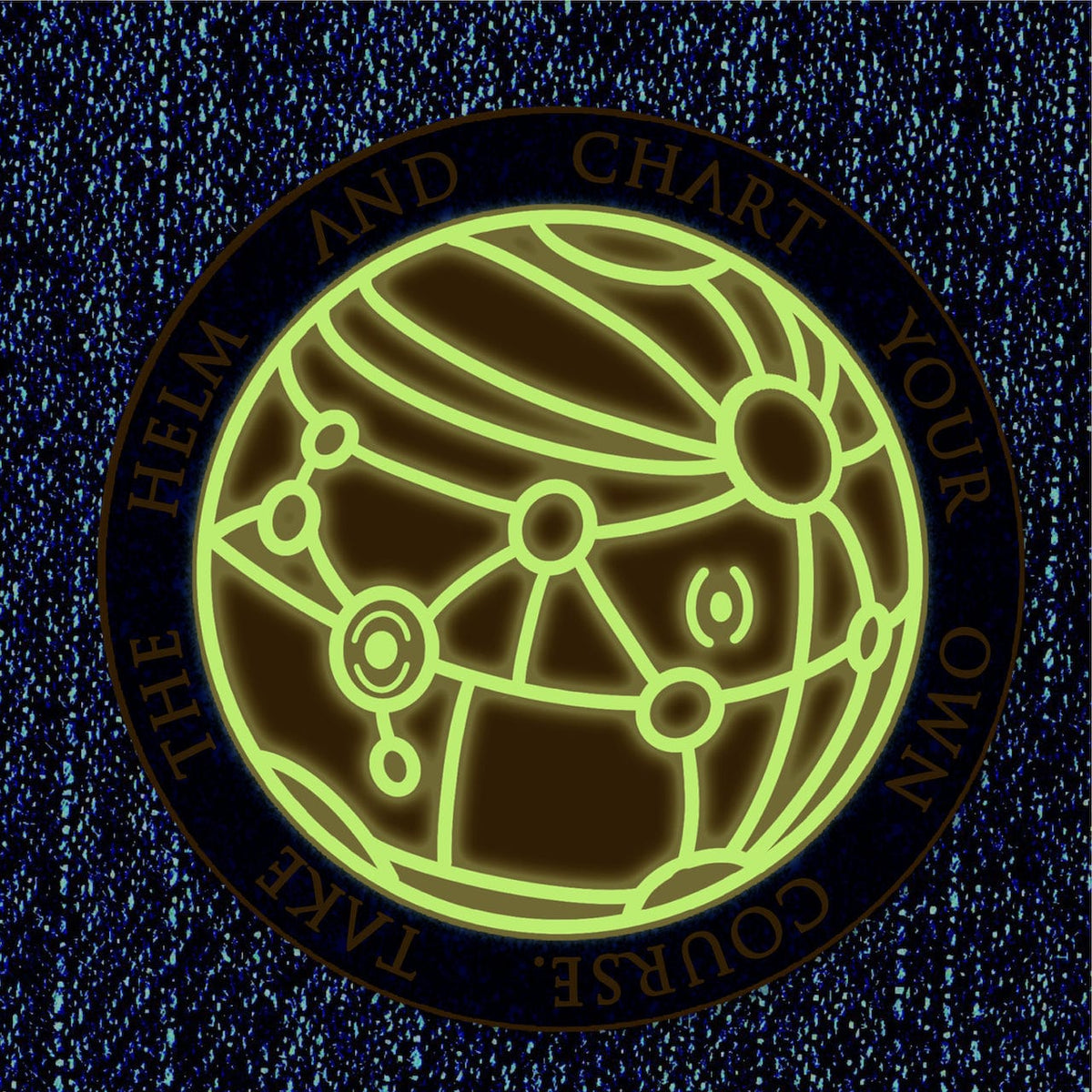 Treasure Planet Map enamel pin, glitter