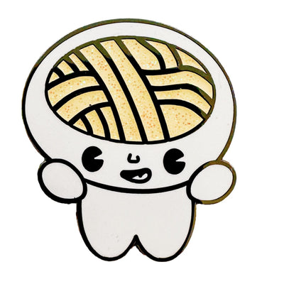 Udon Noodle Boy Mascot Pin
