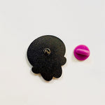 Udon Noodle Boy Mascot enamel pin, glitter