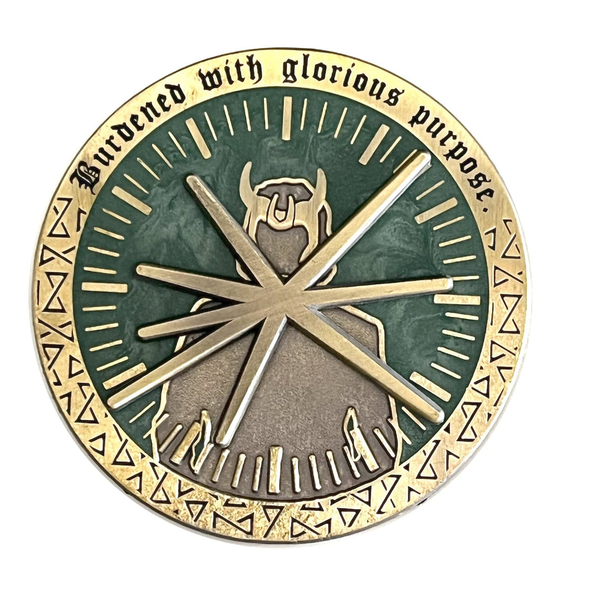 Variant Crown enamel pin, designed in Sydney