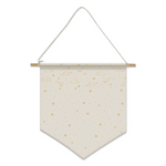 Pin Display Banner with Wood Hanger - Navy Sky, designed in Sydney