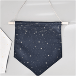 Pin Display Banner with Wood Hanger - White Sky, designed in Sydney