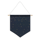 Pin Display Banner with Wood Hanger - White Sky, designed in Sydney