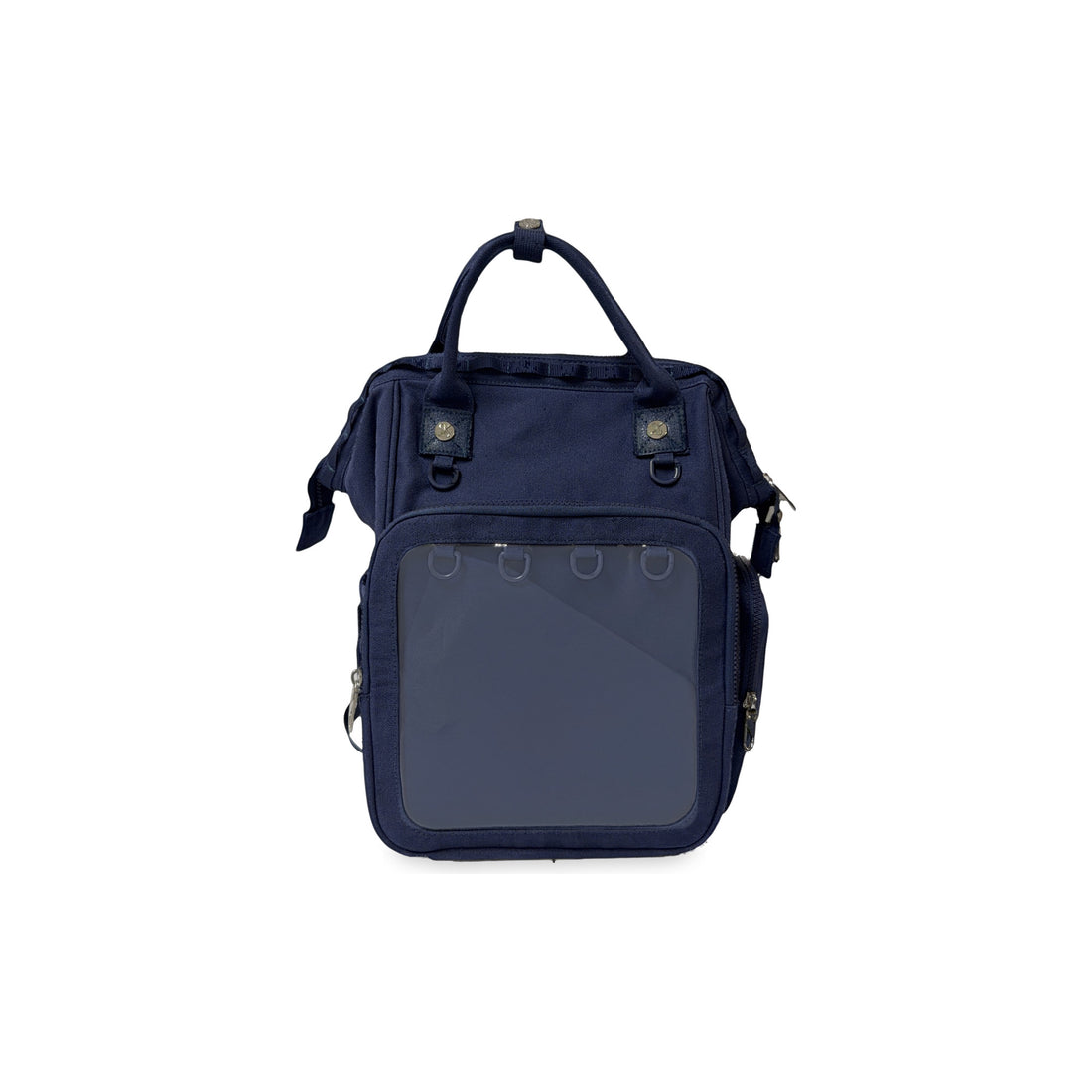 Everyday ITA Bag: 15" Anti-Theft Canvas Laptop Backpack + 2 Pin Inserts - clean carry
