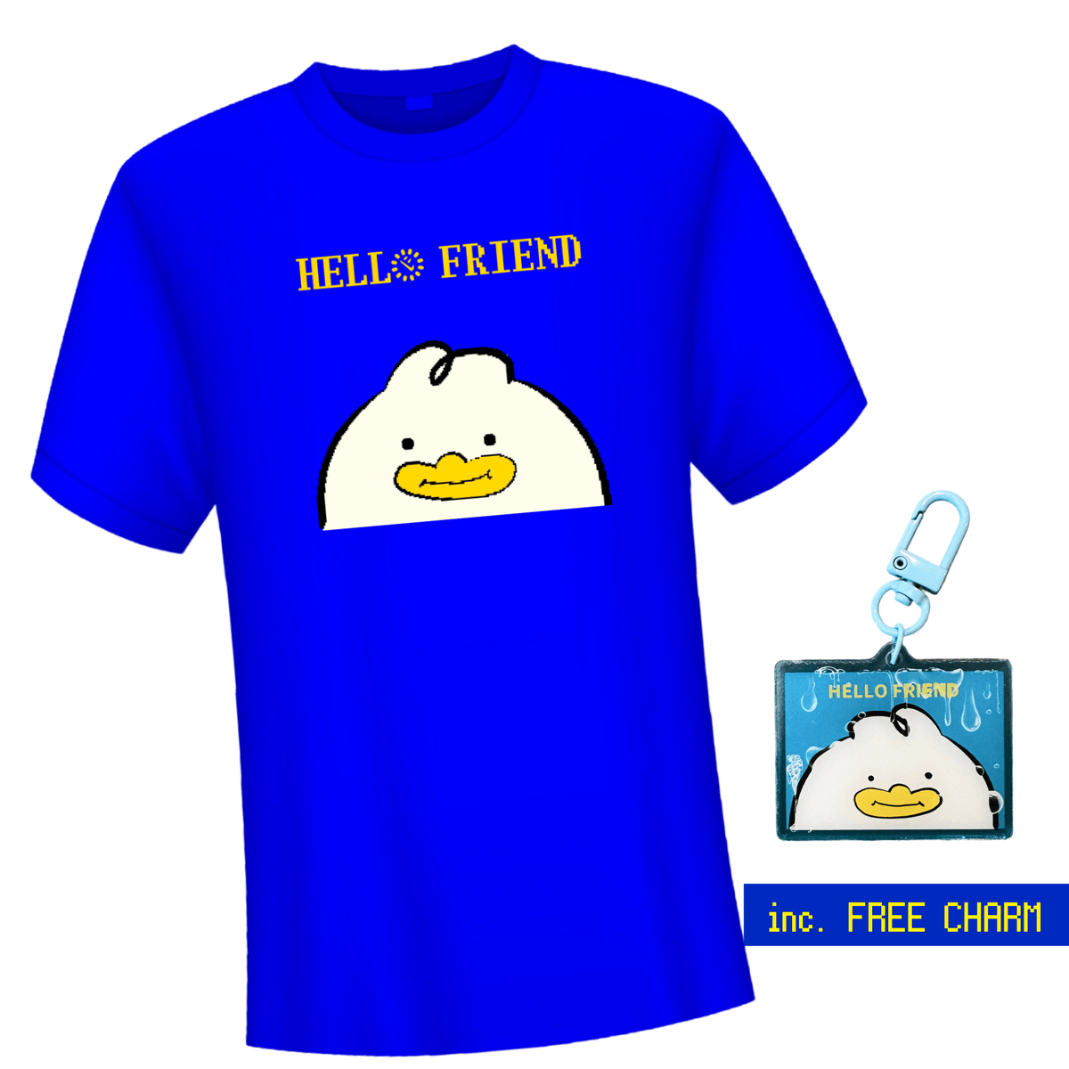 Hello Friend T-Shirt KPDH KPop Derpy Invite by Pinbuds