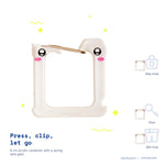 White Bread Clip by Pinbuds, main product photo