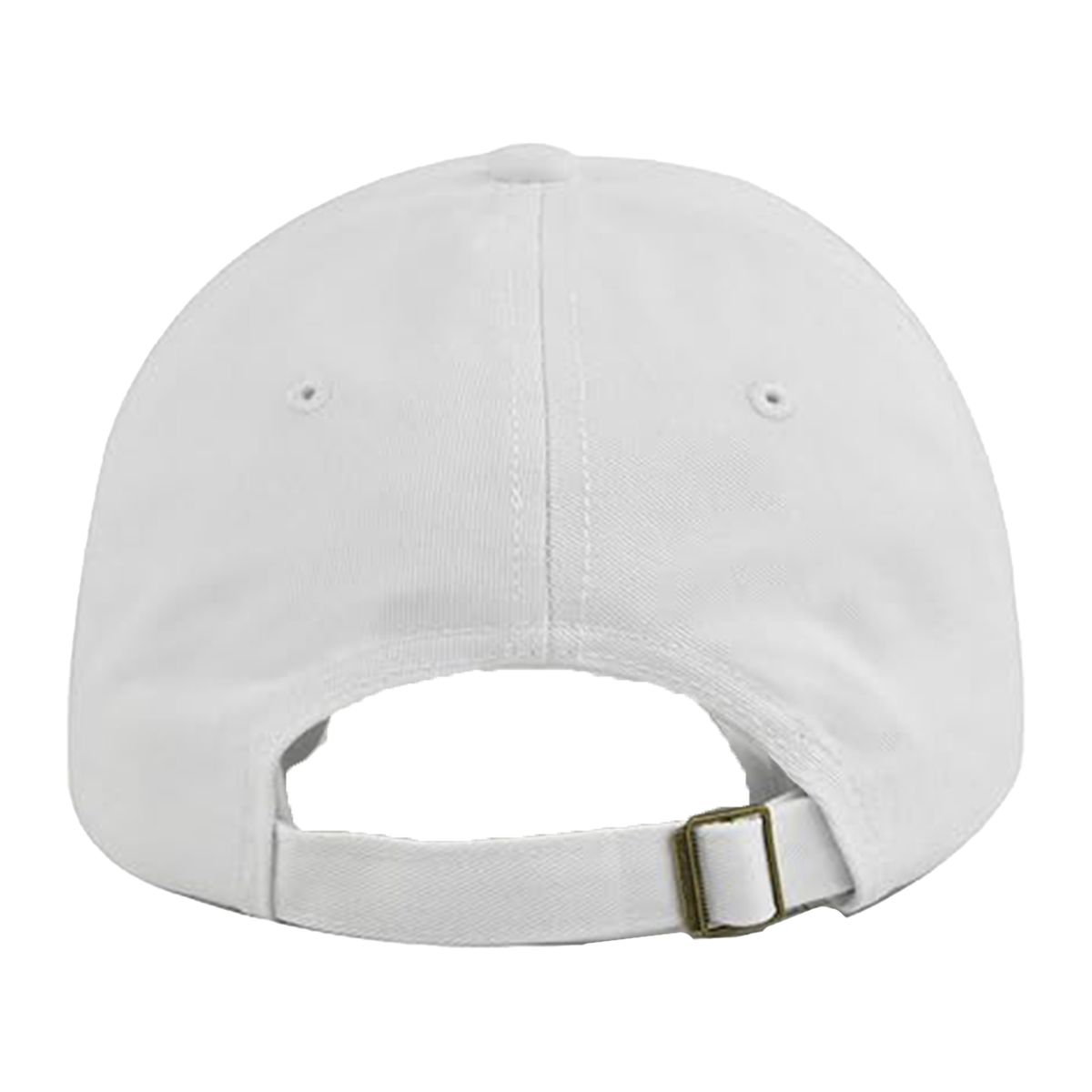 Hyper Pressed Rice Dad Cap, back view with adjustable buckle strap