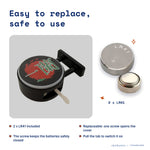Ramen Shop Magnet Light by Donburee x Pinbuds, easy to replace and safe to use battery