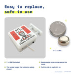 SFC Magnet Light by Donburee x Pinbuds, easy to replace and safe to use battery