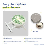 Smisbucks Magnet Light by Donburee x Pinbuds, easy to replace and safe to use battery
