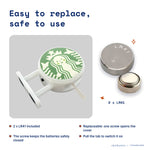 Smisbucks Magnet Light by Donburee x Pinbuds, easy to replace and safe to use battery
