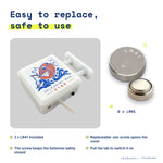 Splashimi Magnet Light by Donburee x Pinbuds, easy to replace and safe to use battery
