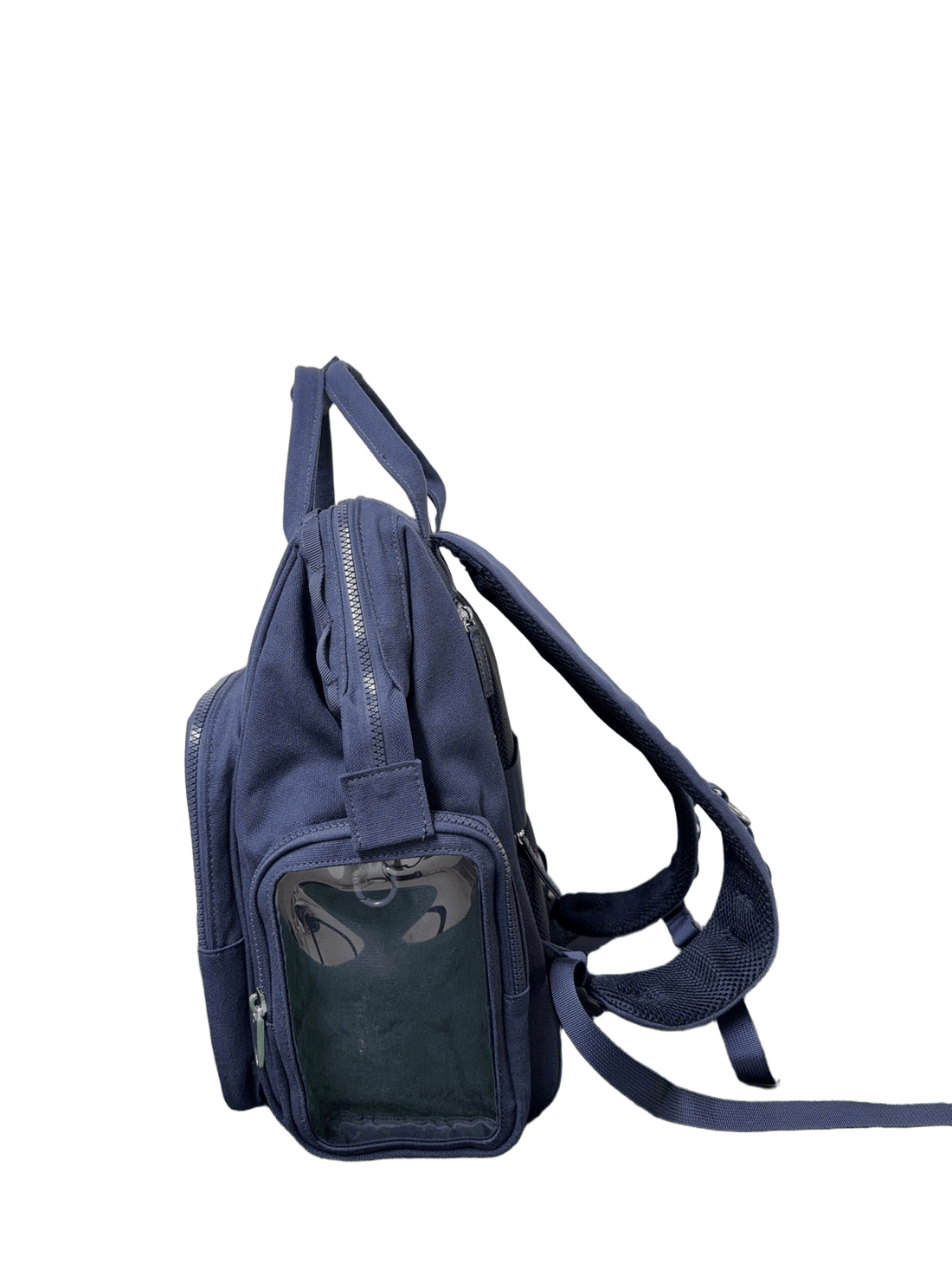 Everyday ITA Bag: 15" Anti-Theft Canvas Laptop Backpack + 2 Pin Inserts - clean carry