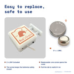 Tom's Convenience Magnet Light by Donburee x Pinbuds, easy to replace and safe to use battery