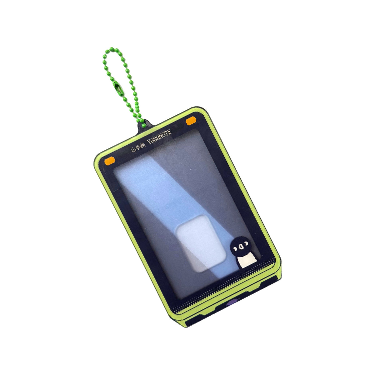 Yamanote Photocard Holder by Pinbuds, front of the photocard holder