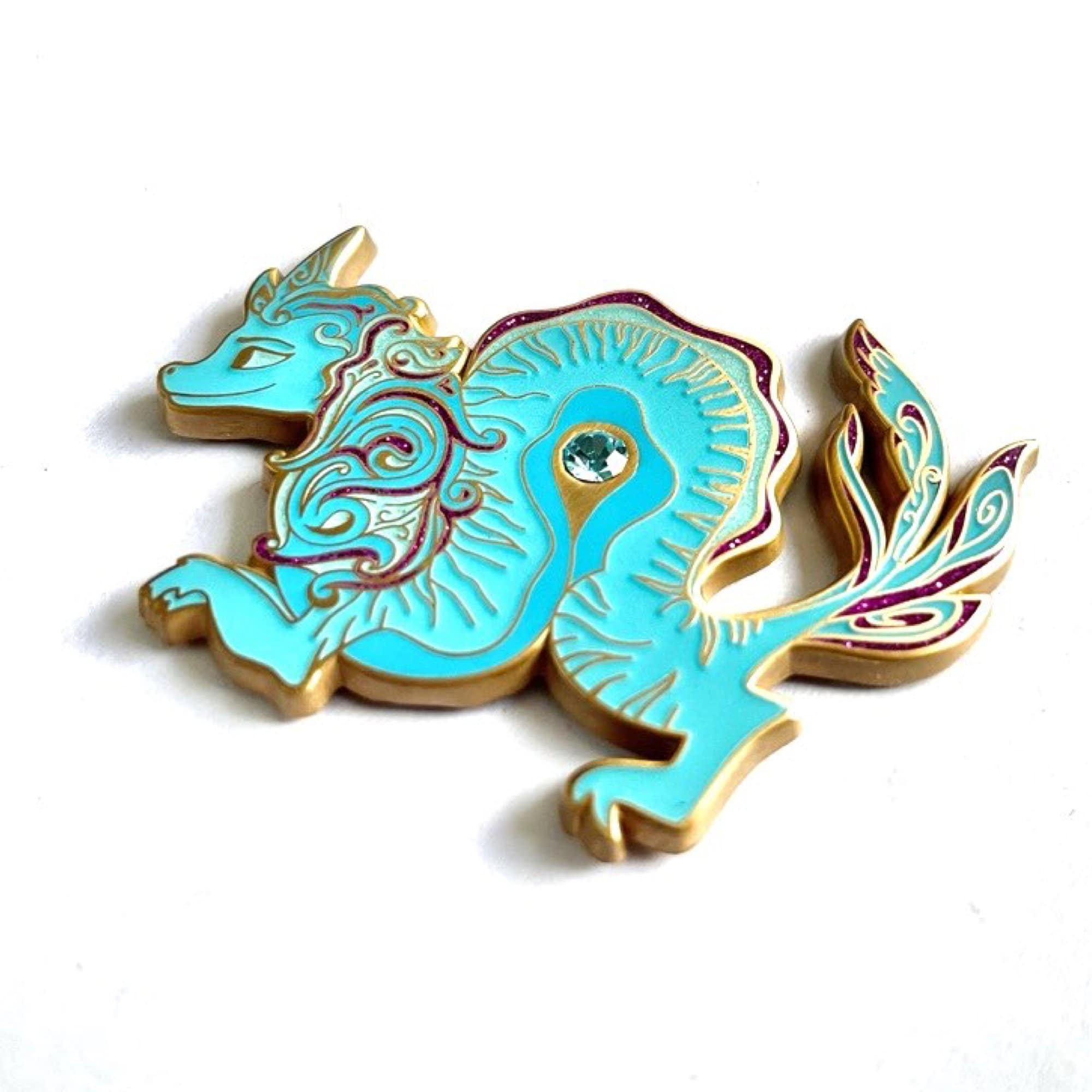 cuddlefish The Last Dragon Pin (Glow in the dark)