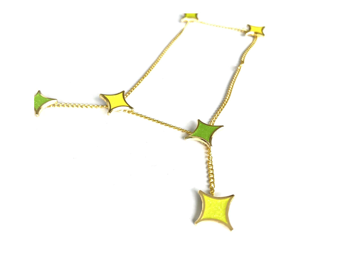 Gemini Star Sign enamel pin, designed in Sydney