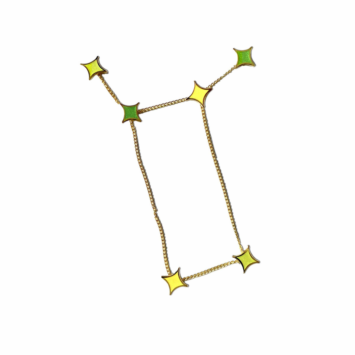 Gemini Star Sign enamel pin by Pinbuds