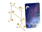 Libra Star Sign enamel pin, designed in Sydney