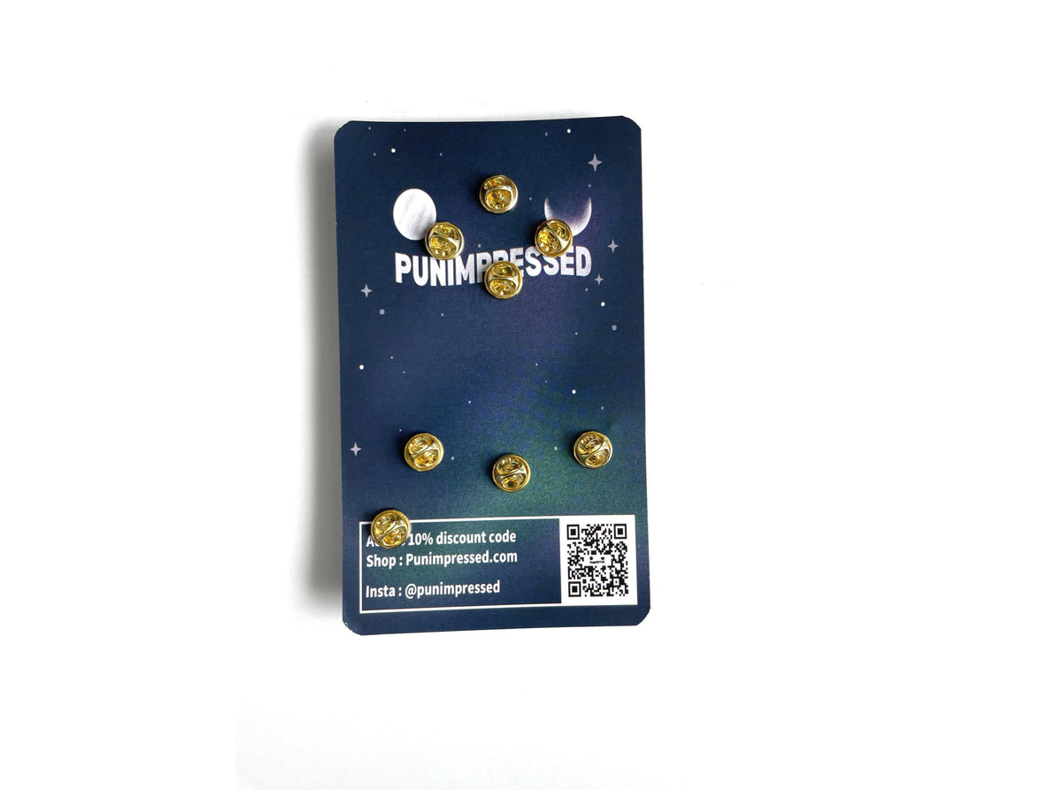 Pisces Star Sign enamel pin, designed in Sydney