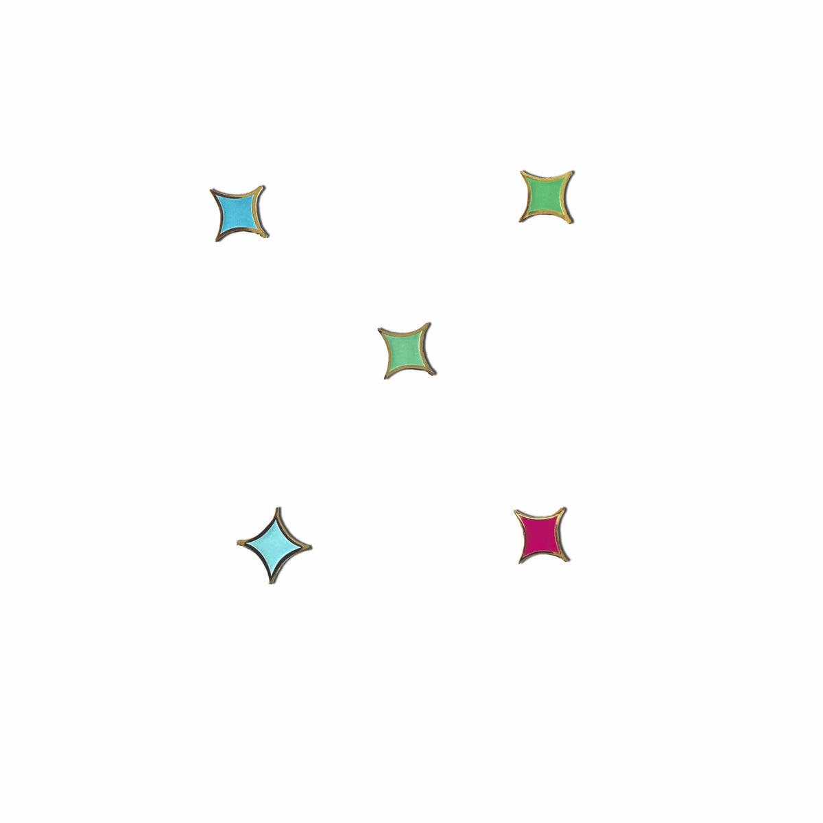 Pride Constellation Glow enamel pin by Pinbuds