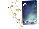 Taurus Star Sign enamel pin, designed in Sydney