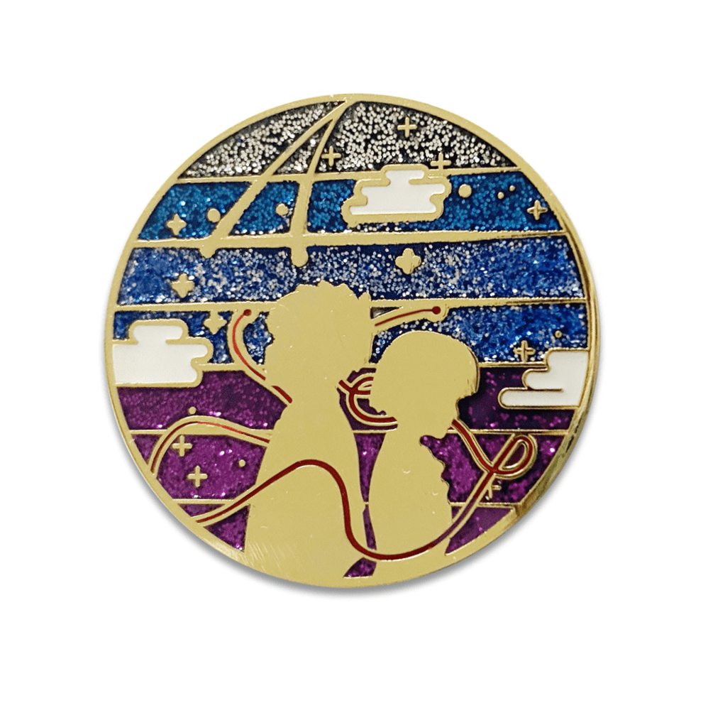 Your Name enamel pin by Pinbuds