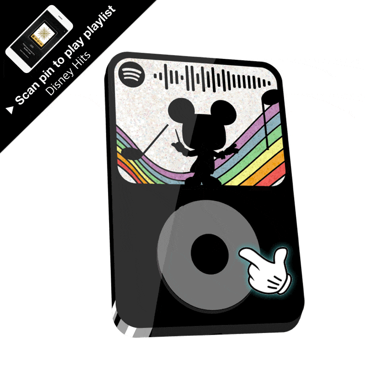 Beast Music Code enamel pin, designed in Sydney