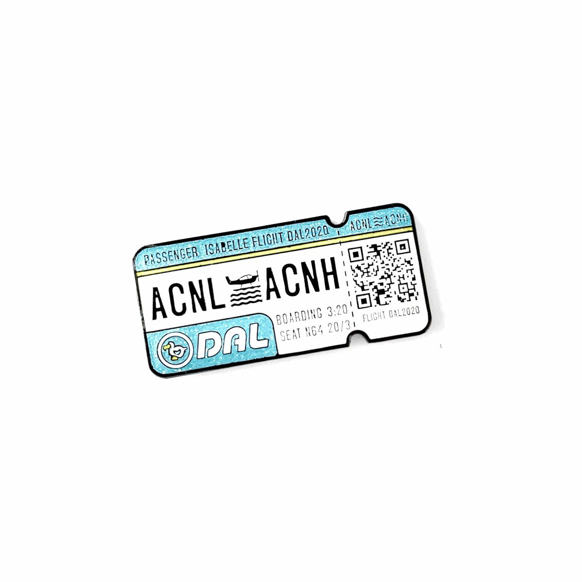 DAL Pass enamel pin by Pinbuds