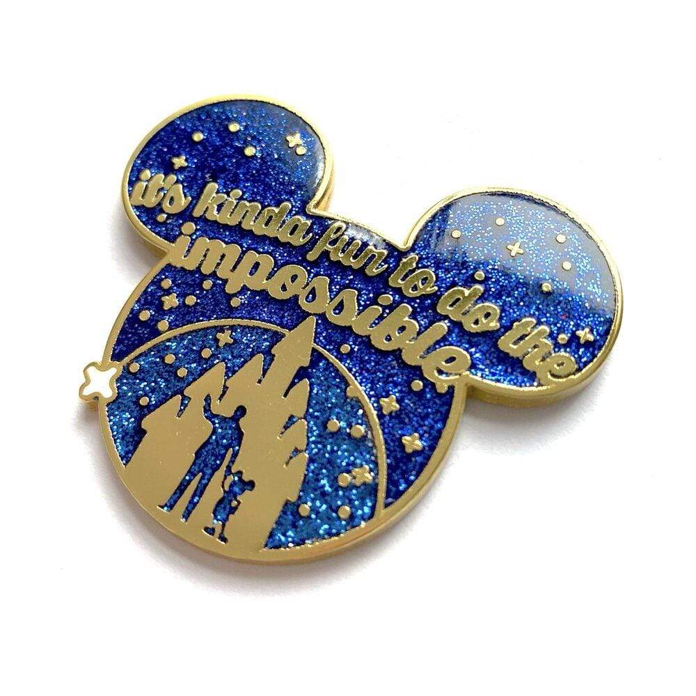 Do the Impossible enamel pin by Pinbuds
